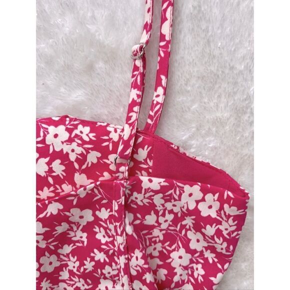 NWT Zara Floral Printed Corset Bodysuit - Picture 14 of 16